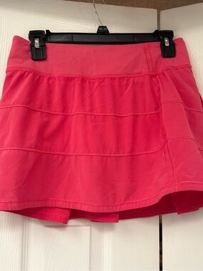Lululemon Athletic Skort in Coral